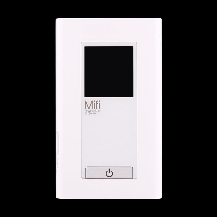 LY10 100Mbps 4G LTE Wireless WiFi Router with LCD Screen, 5200mAh Battery, Sign Random Delivery(White)