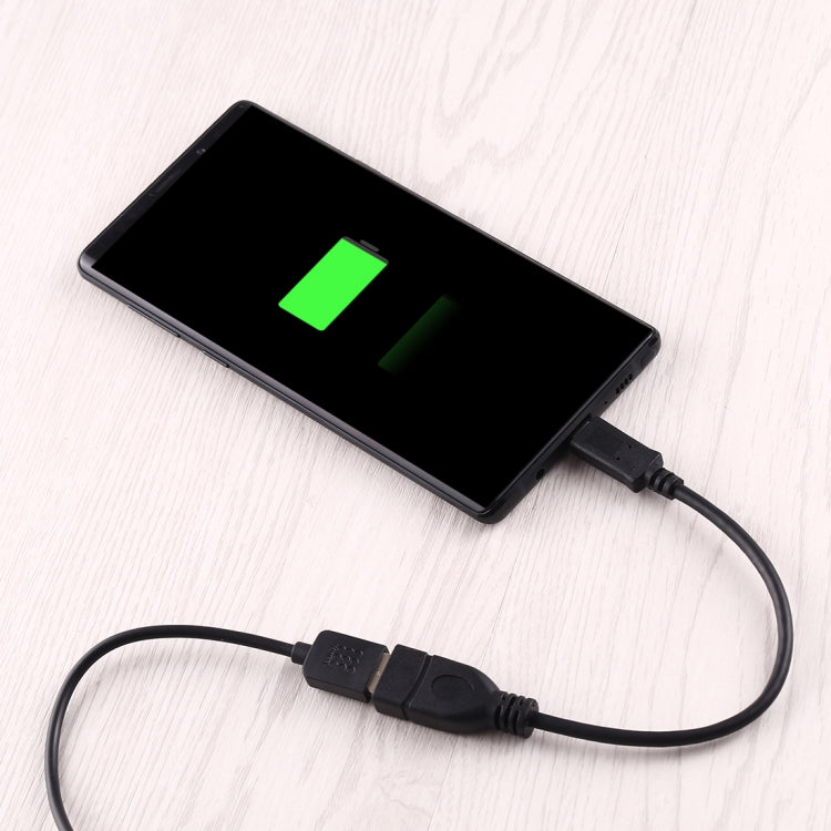 USB-C 3.1 / Type-C Male to USB 3.0 Female OTG Adapter Cable, Length: 20cm