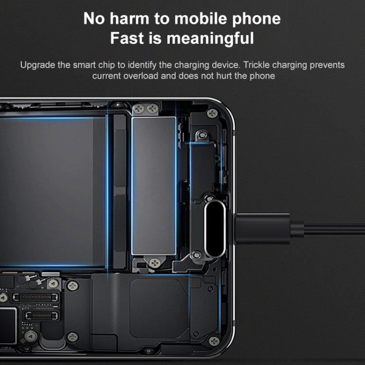 USB 2.0 / 3.1 to Type-C Fast Charging Data Cable, Length: 1m