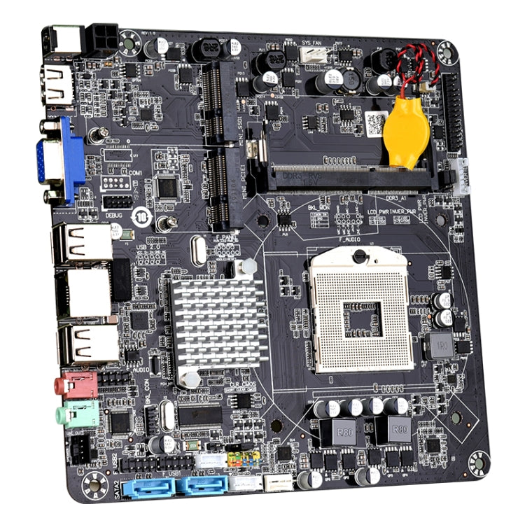 HM55B DDR3 Desktop Computer Mainboard, Support for Intel Pentium / i7 / i5 / i3 Series CPU, Support Wifi