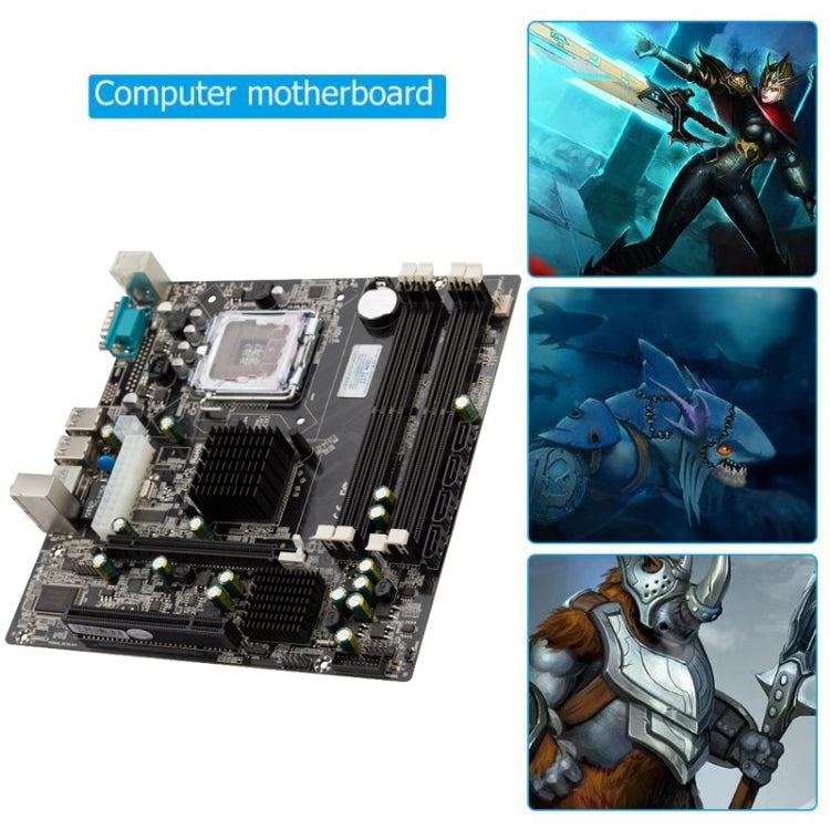 P45 DDR2 Desktop Computer Mainboard, Support for LGA 775 / 771 Series Processor