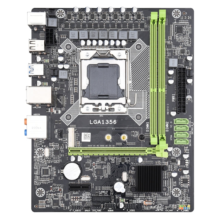 X79A 3.0 DDR3 Desktop Computer Mainboard, Support for All Series LGA 1356 Processor, Discrete Graphics