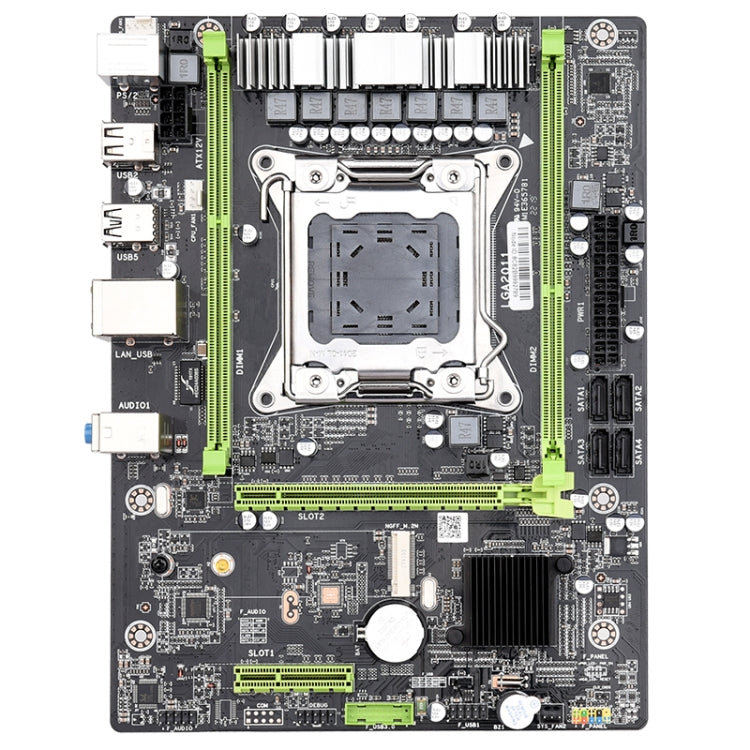 X79M2 2.0 DDR3 Desktop Computer Game Mainboard, Support for LGA 2011 Pin Series Processor, Discrete Graphics