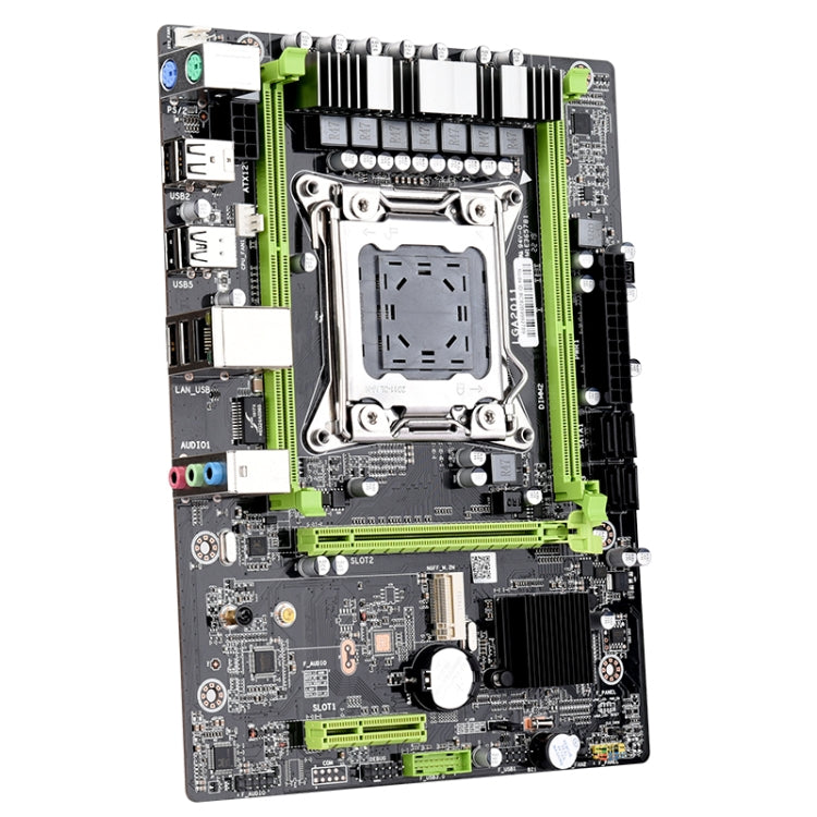 X79M2 2.0 DDR3 Desktop Computer Game Mainboard, Support for LGA 2011 Pin Series Processor, Discrete Graphics