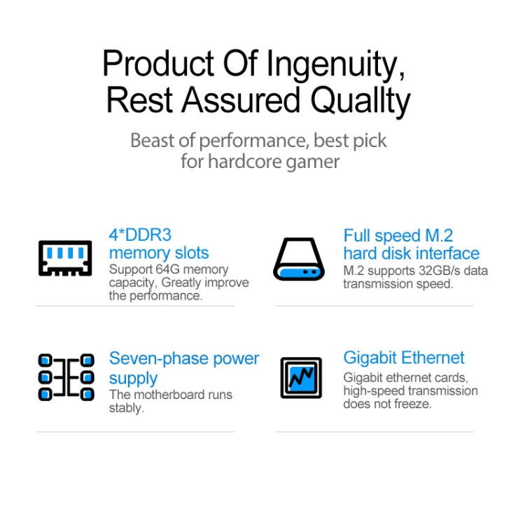 X79M-S 2.0 DDR3 Desktop Computer Mainboard with M.2 NVME Interface, Support for LGA 2011 Pin Series Processor, Discrete Graphics