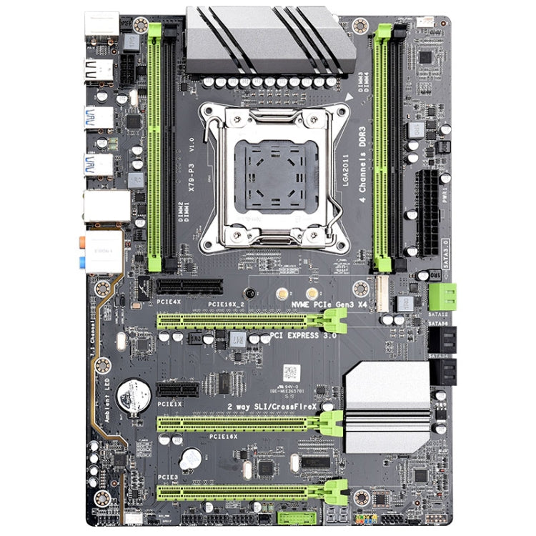 X79-P3 DDR3 Desktop Computer Mainboard, Support for LGA 2011 Series Processors