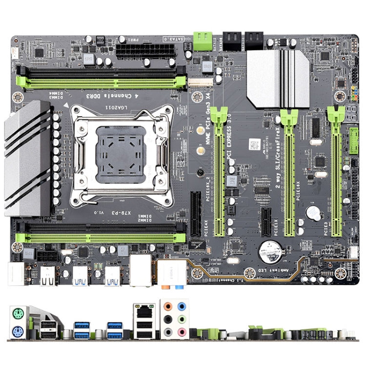 X79-P3 DDR3 Desktop Computer Mainboard, Support for LGA 2011 Series Processors