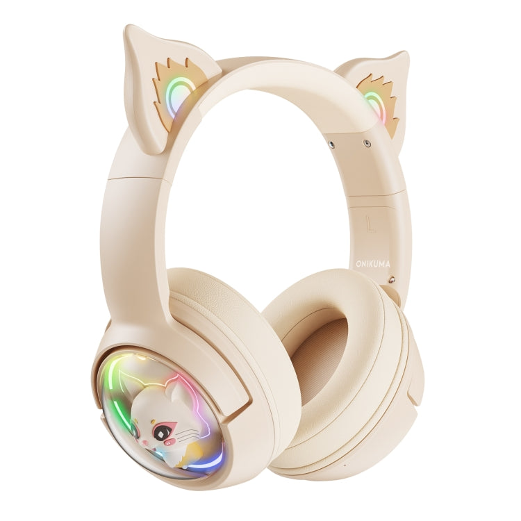 B5 Cat Ear Design USB-C / Type-C RGB Wireless Bluetooth HiFi Headset