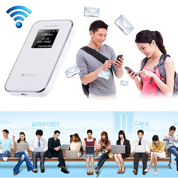 For ZTE 102Z SoftBank Launch High-Speed Mobile WiFi 4G USIM Modem Mini WiFi Router