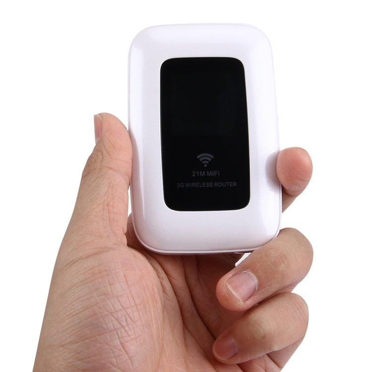 LY80 Pocket 21Mbps High Speed 3G Wireless Mobile Terminal Wifi Router(White)