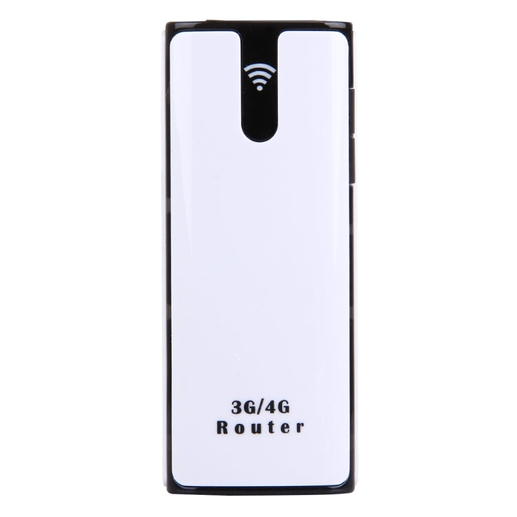 LY50 3G High Speed 21.6Mbps WCDMA HSPA+ Mini Mobile WiFi Router, Support 4400mAh Power Bank Charger(White)