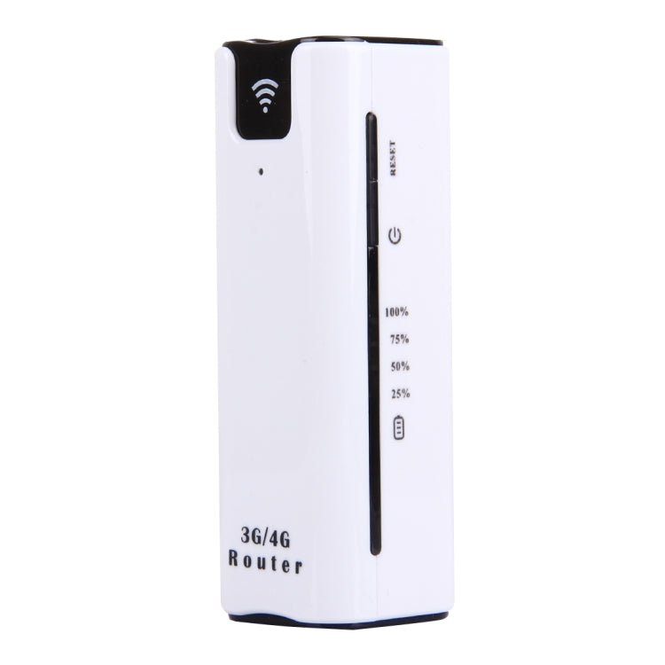 LY40 3G High Speed 7.2Mbps WCDMA HSPA+ Mini Mobile WiFi Router, Support 2200mAh Power Bank Charger(White)