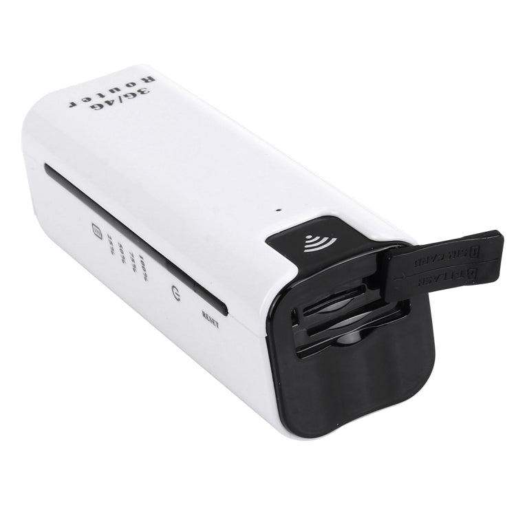 LY40 3G High Speed 7.2Mbps WCDMA HSPA+ Mini Mobile WiFi Router, Support 2200mAh Power Bank Charger(White)