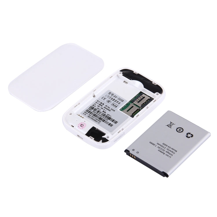 LY60 Pocket 150Mbps High Speed 4G Wireless Mobile Terminal Wifi Router(White)