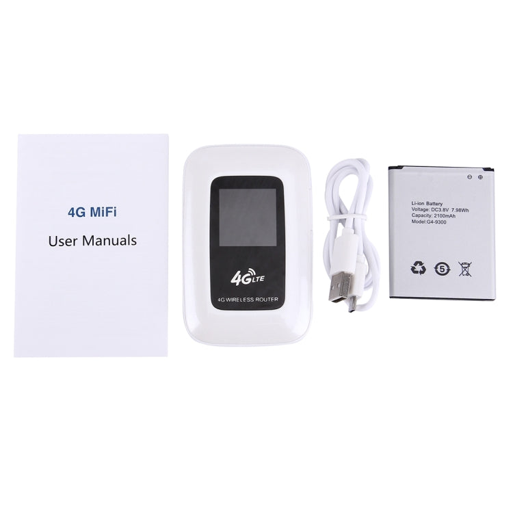 LY60 Pocket 150Mbps High Speed 4G Wireless Mobile Terminal Wifi Router(White)