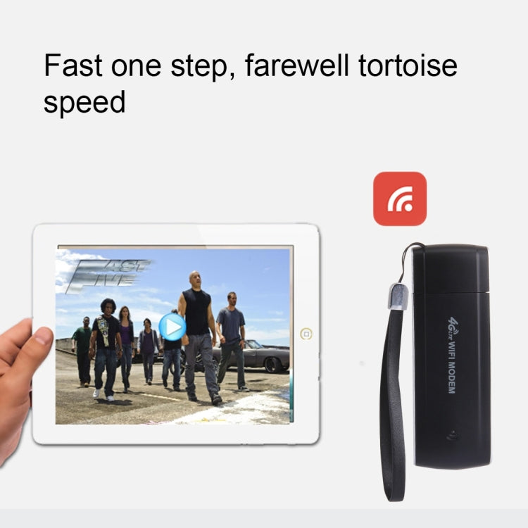 LY8 High Speed 150Mbps USB Stick 4G LTE WiFi Modem(Black)