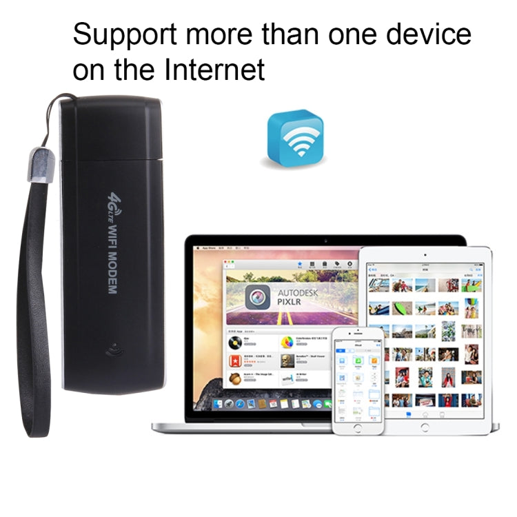 LY8 High Speed 150Mbps USB Stick 4G LTE WiFi Modem(Black)