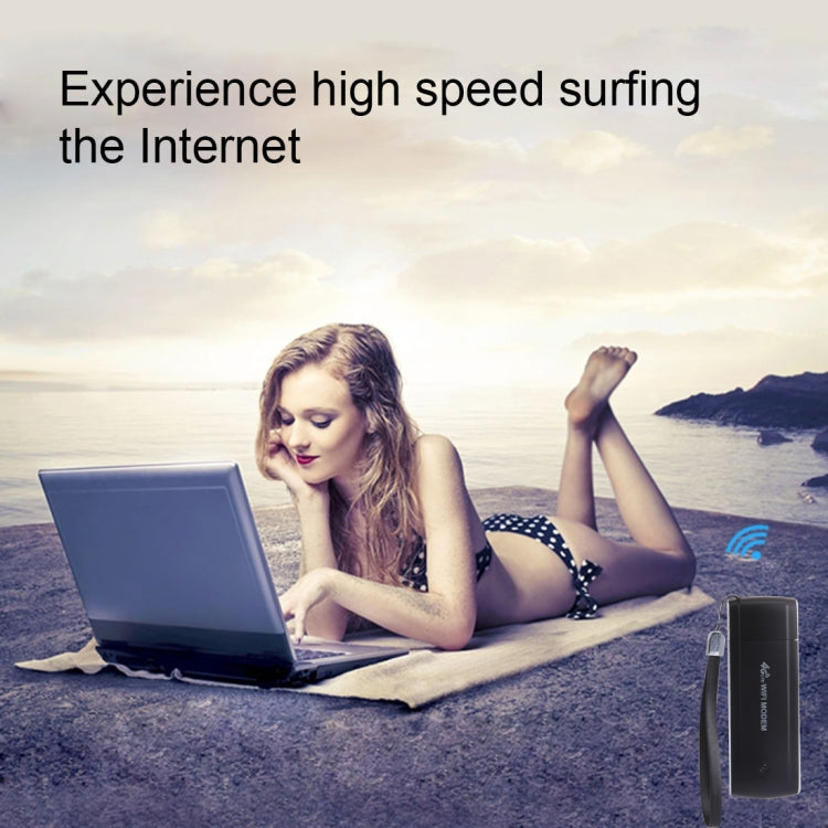 LY8 High Speed 150Mbps USB Stick 4G LTE WiFi Modem(Black)