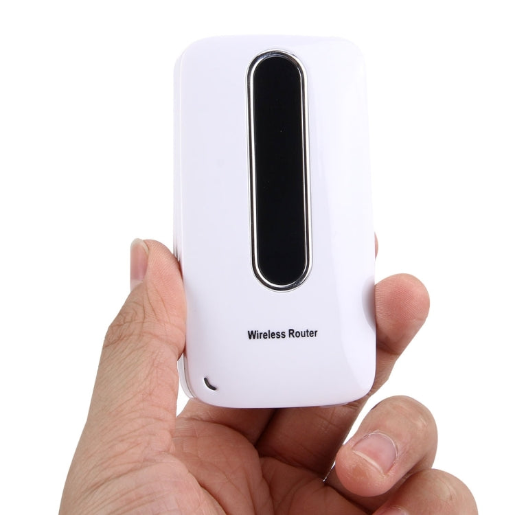 L10 3G Mini Mobile WiFi Router with LAN Port, Support 3000mAh Power Bank Charger(White)