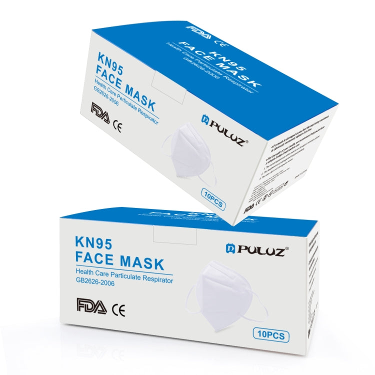 10 PCS KN95 n95 Breathable Respirator Dustproof Antiviral Anti-fog Protective Mask with Breath-Valve Filter