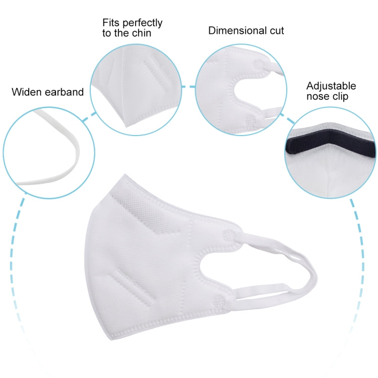 10 PCS Kids KN95 n95 Breathable Respirator Dustproof Antiviral Anti-fog Protective Mask for Kids Children