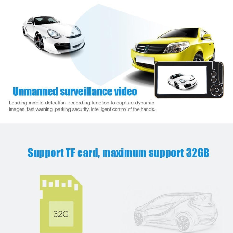 G636 2.7 inch Screen Display Car DVR Recorder, Support Loop Recording / Motion Detection / G-Sensor / Night Vision Function