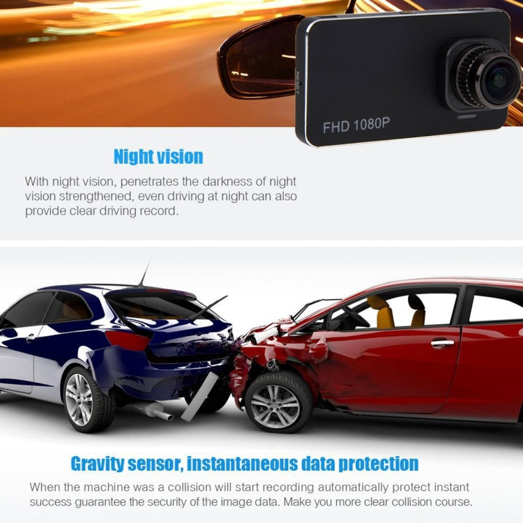G636 2.7 inch Screen Display Car DVR Recorder, Support Loop Recording / Motion Detection / G-Sensor / Night Vision Function