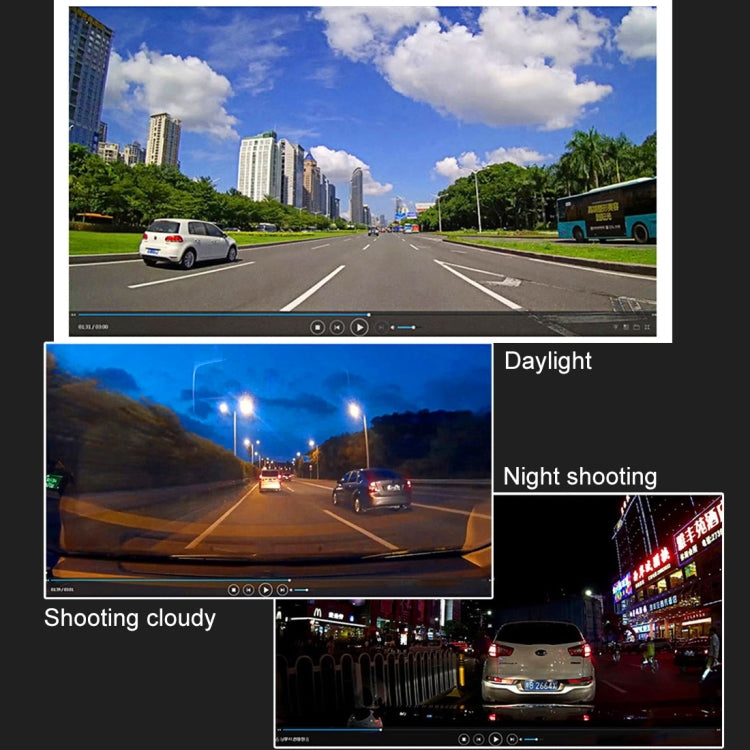 I8S Full HD 1080P Car WiFi DVR Driving Recorder, 3.0 inch Screen Display, 170 Degrees Wide Angle Viewing Lens, Support G-Sensor & File Locking & Parking Guard & Motion Detection Functions, Maximum 32GB TF Card