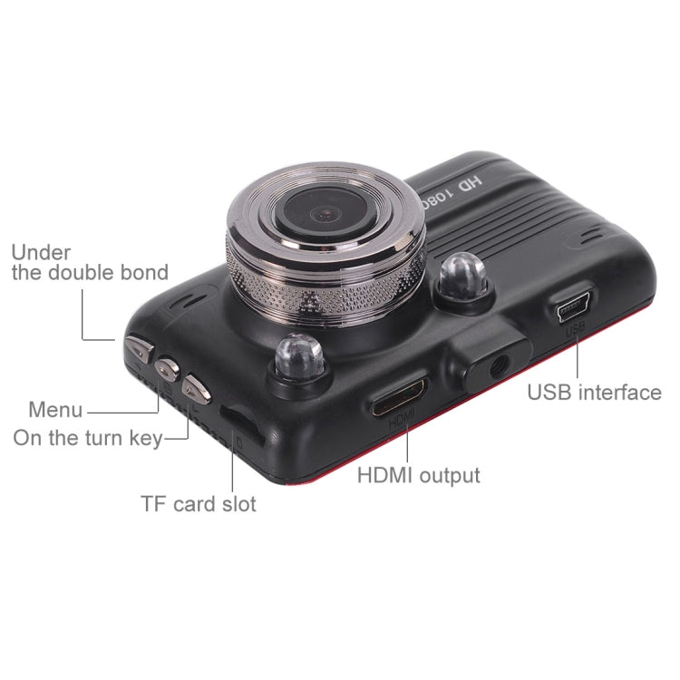 I8S Full HD 1080P Car WiFi DVR Driving Recorder, 3.0 inch Screen Display, 170 Degrees Wide Angle Viewing Lens, Support G-Sensor & File Locking & Parking Guard & Motion Detection Functions, Maximum 32GB TF Card