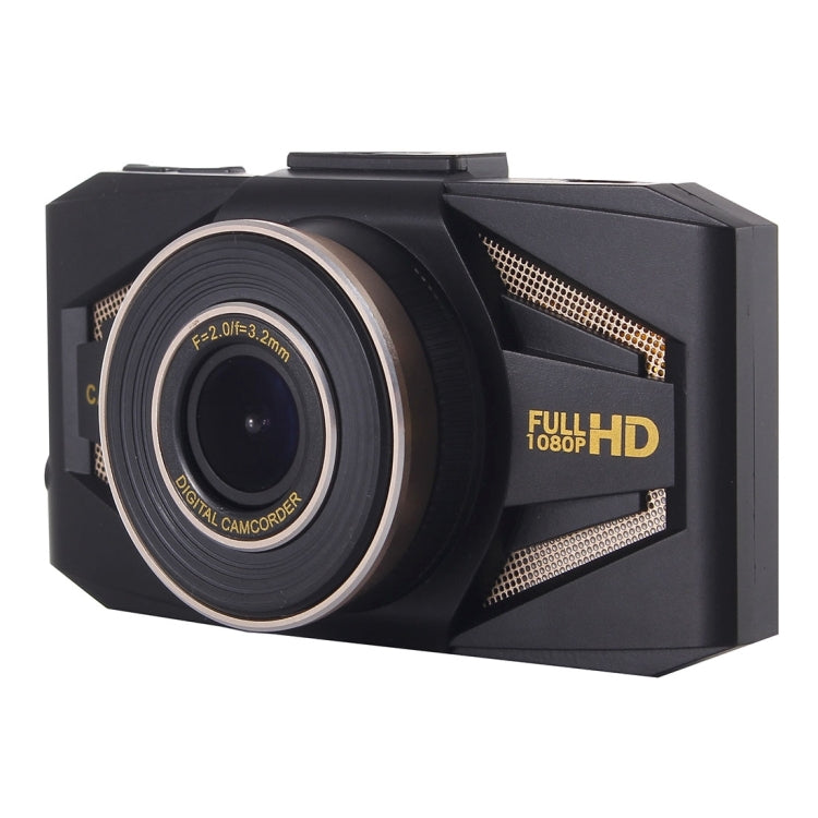 Portable Full HD 1080P Car Camcorder DVR Driving Recorder Digital Video Camera Voice Recorder, 2.4 inch TFT Screen Display, HD COMS Lens, Support 32GB TF Card(Maximum)