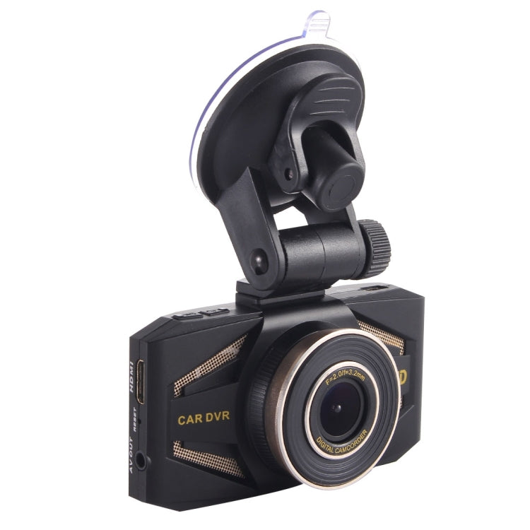 Portable Full HD 1080P Car Camcorder DVR Driving Recorder Digital Video Camera Voice Recorder, 2.4 inch TFT Screen Display, HD COMS Lens, Support 32GB TF Card(Maximum)