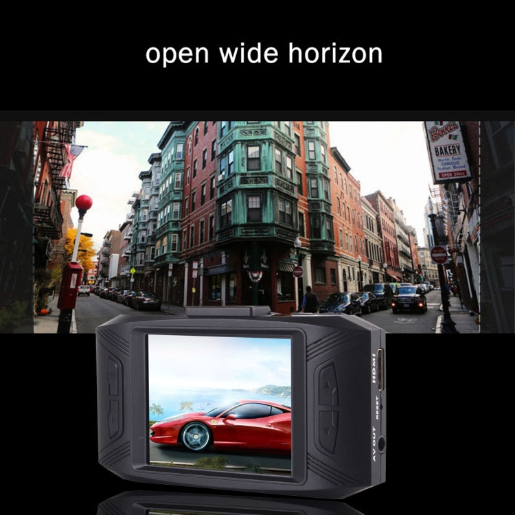 Portable Full HD 1080P Car Camcorder DVR Driving Recorder Digital Video Camera Voice Recorder, 2.4 inch TFT Screen Display, HD COMS Lens, Support 32GB TF Card(Maximum)