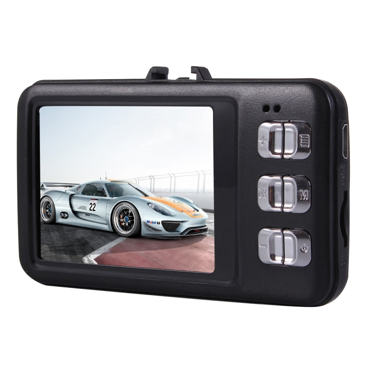 Portable HD Car Camcorder DVR Driving Recorder Digital Video Camera Voice Recorder, 2.2 inch 4:3 TFT Screen Display, Support Motion Detection, TF Card