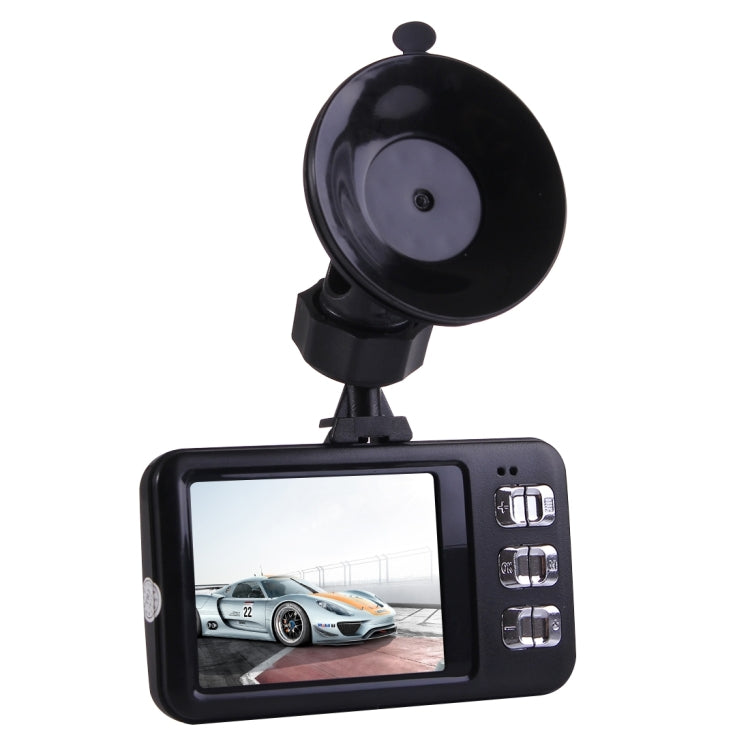 Portable HD Car Camcorder DVR Driving Recorder Digital Video Camera Voice Recorder, 2.2 inch 4:3 TFT Screen Display, Support Motion Detection, TF Card