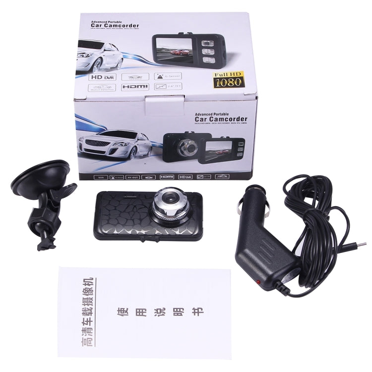 Portable HD Car Camcorder DVR Driving Recorder Digital Video Camera Voice Recorder, 2.2 inch 4:3 TFT Screen Display, Support Motion Detection, TF Card