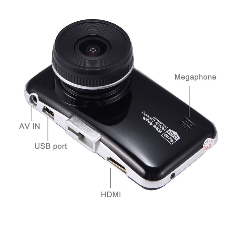 075 Full HD 1080P VGA 3.0 inch Screen 150 Degrees Wide Angle Car DVR Dual Camera Recorder, Support AVOUT / HDMI Video Output, Seamless Video, 32GB TF Card