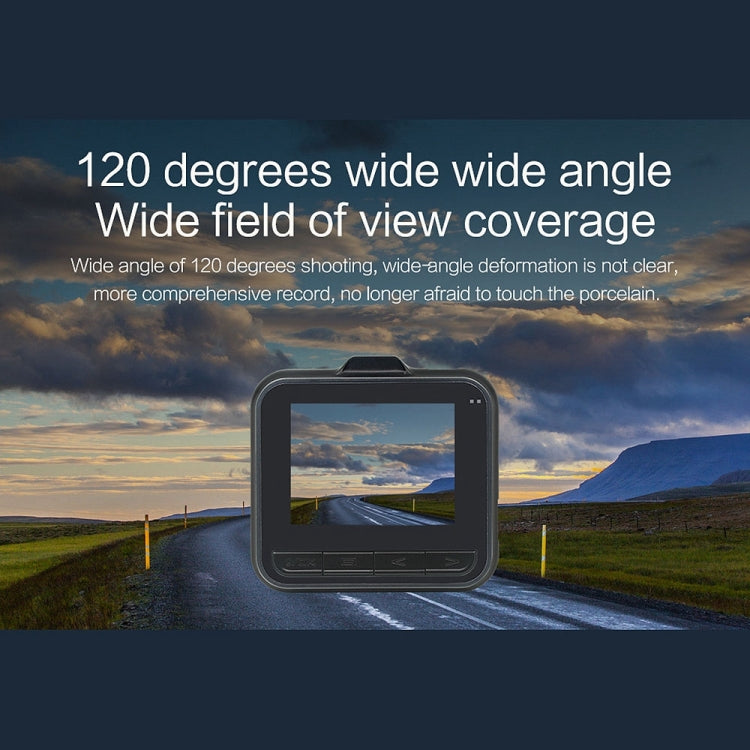 GT203 HD 1080P 12MP Camera Vehicle DVR, Generalplus 1247, Support Motion Detection & Gravity Sensor & Loop Video & Emergency Lock & Parking Monitoring &/ TF Card