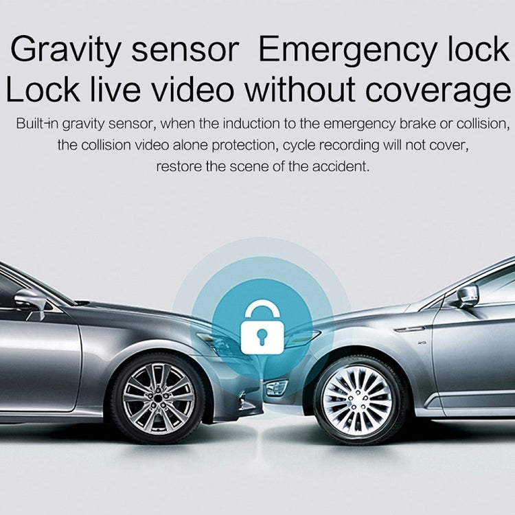 GT203 HD 1080P 12MP Camera Vehicle DVR, Generalplus 1247, Support Motion Detection & Gravity Sensor & Loop Video & Emergency Lock & Parking Monitoring &/ TF Card