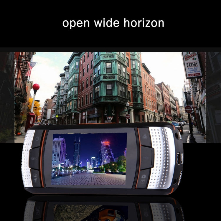 A1 Car DVR Camera 2.7 inch LCD Full HD 1080P 2 Cameras 170 Degree Wide Angle Viewing, Support Night Vision / Motion Detection / TF Card / HDMI / G-Sensor