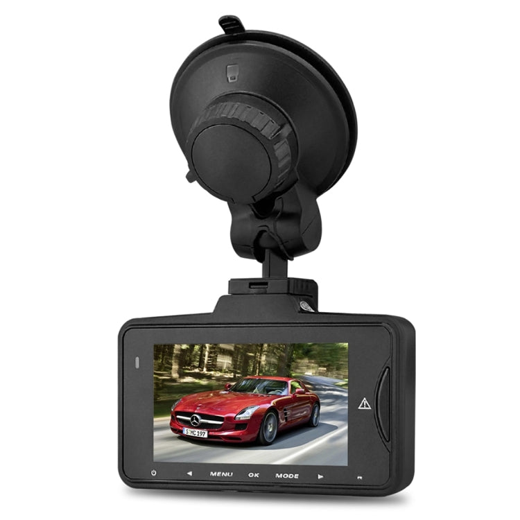 GS98C Car DVR Camera 2.7 inch LCD Screen HD 2304 x 1296P 170 Degree Wide Angle Viewing, Support Motion Detection / TF Card / G-Sensor / HDMI(Black)