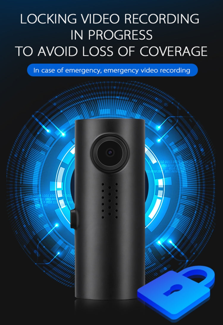 X1 2 in 1 Driving Recorder Video Record Camera + TWS Wireless Bluetooth Headset Earphones, Mstar 8336, 130 Degree Wide Angle, Voice Control, WiFi(Black)