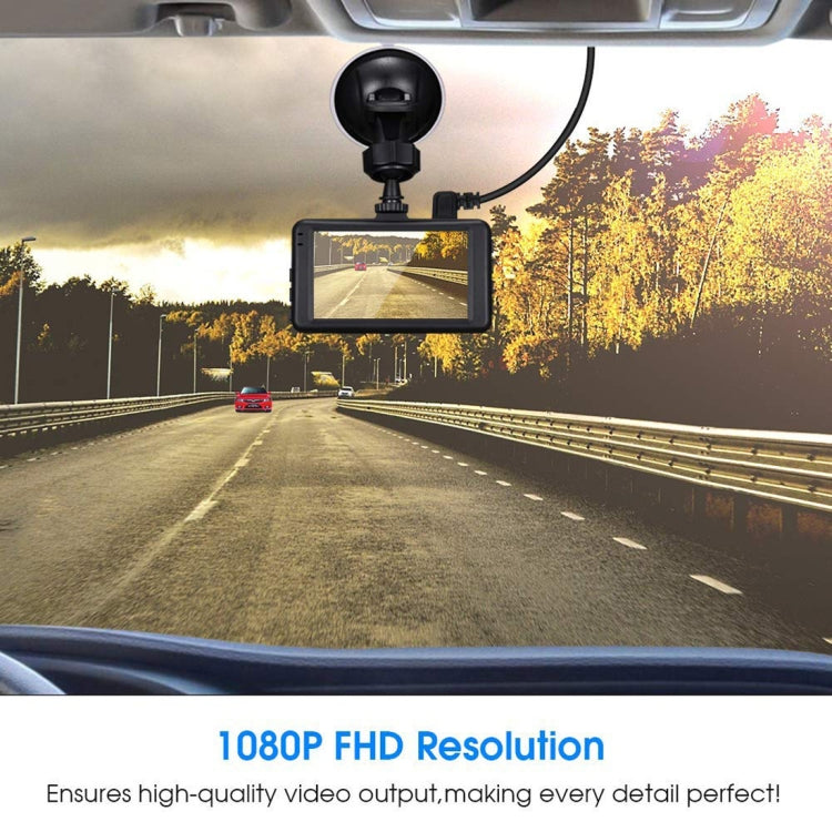 HAMTOD HQ31 3.0 inch TFT Screen 170 Degrees Wide Angle Full HD Video Car DVR, Support TF Card / Motion Detection