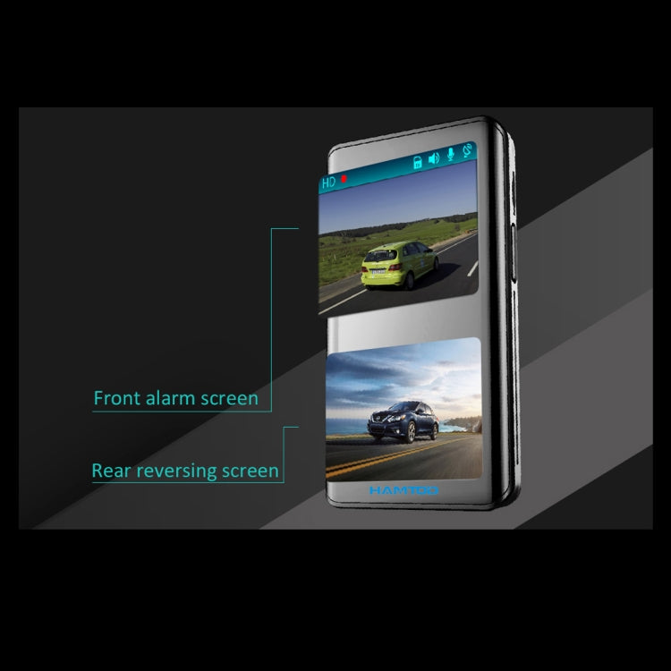 HAMTOD HV35 3.5 inch IPS Touch Screen 170 Degrees Wide Angle Full HD Video Car DVR, Support TF Card(32GB Max) / G-Sensor