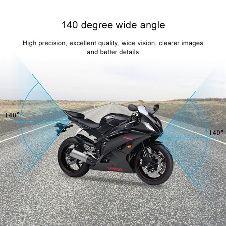 4 inch HD WIFI Dual Lens 1080P Waterproof Motorcycle Driving Recorder
