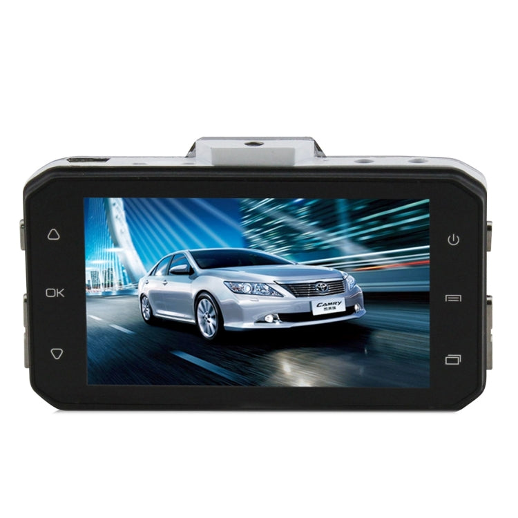 GT2000ZL HD 1080P 3.0 inch Screen Display Vehicle DVR, Novatek Program, 170 Degree Wide Angle Viewing, Support Motion Detection, TF / HDMI / AV