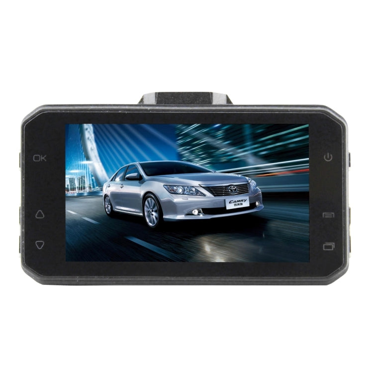GT2000ZL HD 1080P 3.0 inch Screen Display Vehicle DVR, Novatek Program, 170 Degree Wide Angle Viewing, Support Motion Detection, TF / HDMI / AV