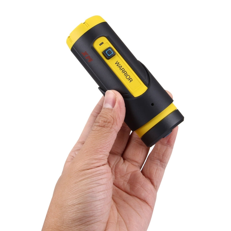 XM Warrior XM-JPGA1-2 1080P FHD WiFi 2.0MP Waterproof Sport Camera Vehicle DVR with 2.4GHz Remote Control, 165 Degree Wide Angle Viewing, Support G-sensor / Emergency Recording / Parking Monitor(Yellow)