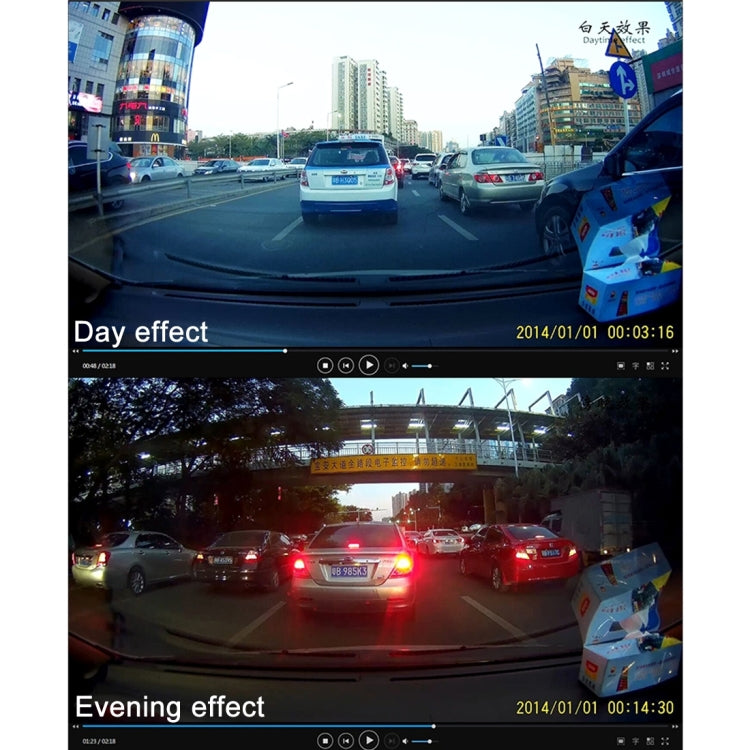 S07 Universal Full HD 1080P 16MP 2GB Hidden Vehicle Traveling Driving Recorder Car Camcorder DVR Digital Video Camera Voice Recorder, Support WiFi, APP Function