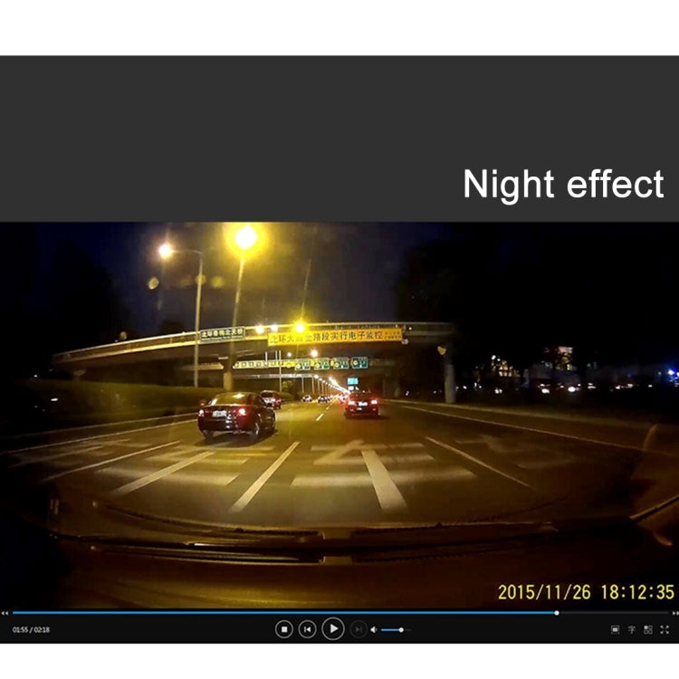 S07 Universal Full HD 1080P 16MP 2GB Hidden Vehicle Traveling Driving Recorder Car Camcorder DVR Digital Video Camera Voice Recorder, Support WiFi, APP Function