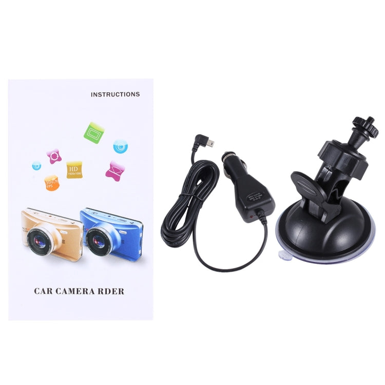 T105s Car DVR Camera 3.0 inch LCD HD 1080P 15.0MP Camera 170 Degree Wide Angle Viewing with Night Vision Light, Novatek 96223, Support Night Vision / Motion Detection / TF Card / HDMI